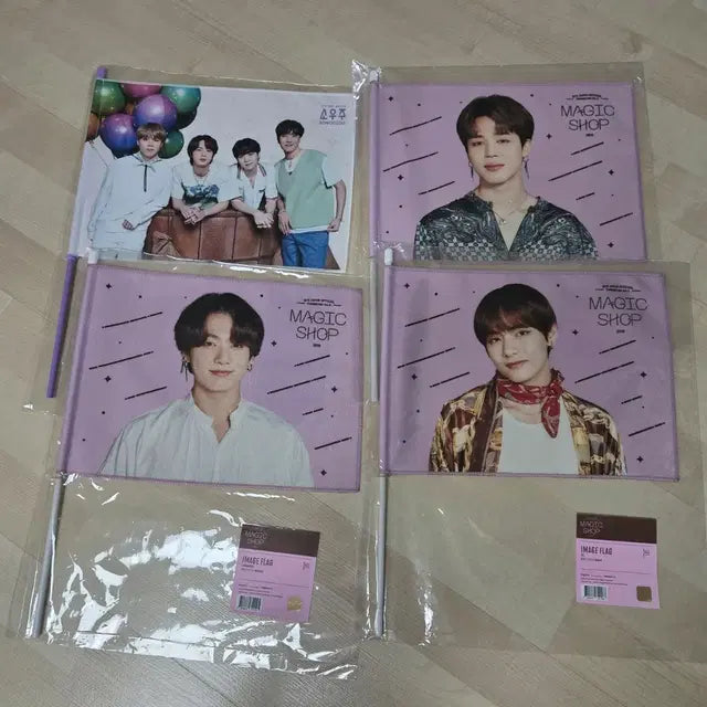 방탄 이미지플래그 매직샵 소우주 지민 뷔 정국 진 슈가 제이홉 유닛