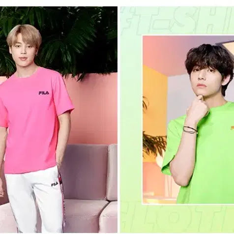 방탄소년단 FILA Summer Collection 카달로그