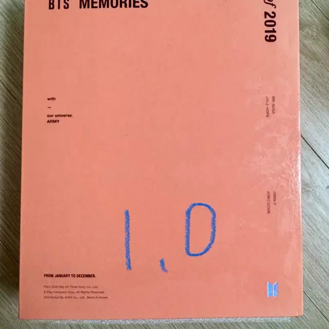 Bts 방탄소년단 메모리즈 2019 DVD
