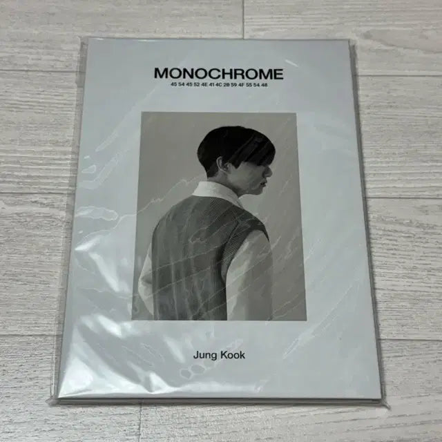 방탄소년단 정국 모노크롬 팝업 포스트카드북 엽서북 미개봉