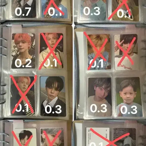 투바투 포카 대량 양도 수빈연준범규태현휴닝카이 일괄 판매 모아존 콘서트