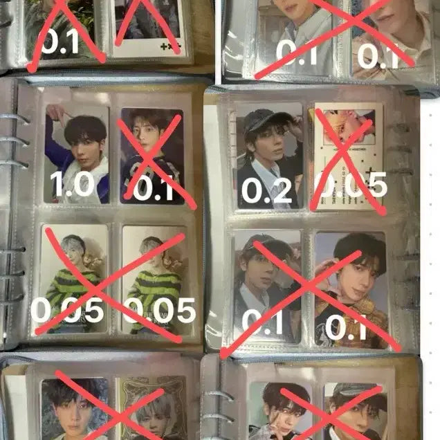 투바투 포카 대량 양도 수빈연준범규태현휴닝카이 일괄 판매 모아존 콘서트