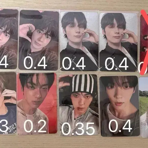 투바투 포카 대량 양도 수빈연준범규태현휴닝카이 일괄 판매 모아존 콘서트