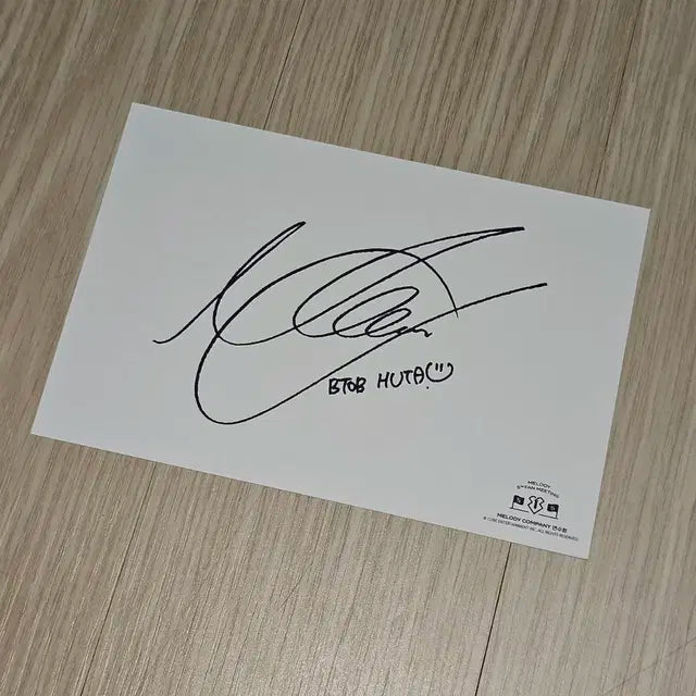 이민혁 비투비 5기팬미팅 팬부스 엽서 사진