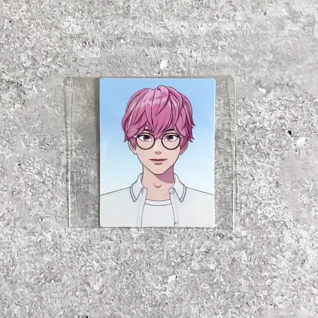 플레이브 애니플러스 밤비 증사 안경버전 증명사진
