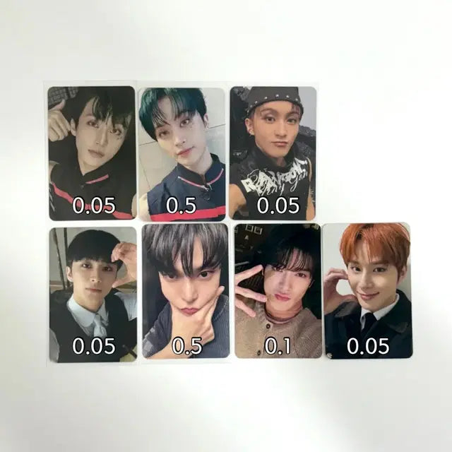 엔시티 마크 도영 재현 정우 포카 양도