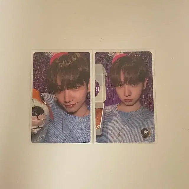 보이넥스트도어 명재현 생일 포토카드 세트 두장 일괄판매