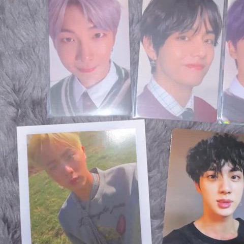 방탄 bts 포카 태형 뷔 v 지민 진 남준 rm 펠소 앤서 티어 봄날
