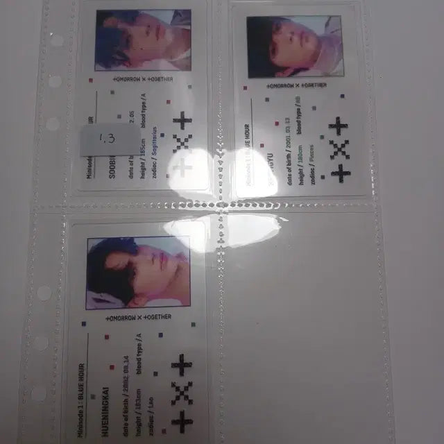투모로우바이투게더 블루아워 AR 포카 뿔바투 탈덕처분 비공굿랜박 블루아워