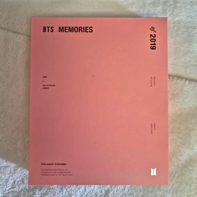 방탄소년단 BTS 메모리즈 DVD