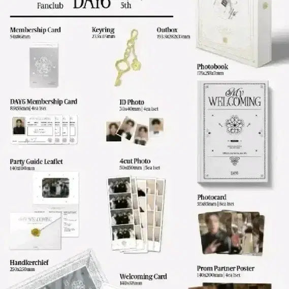 DAY6 데이식스 5기 멤버십 키트