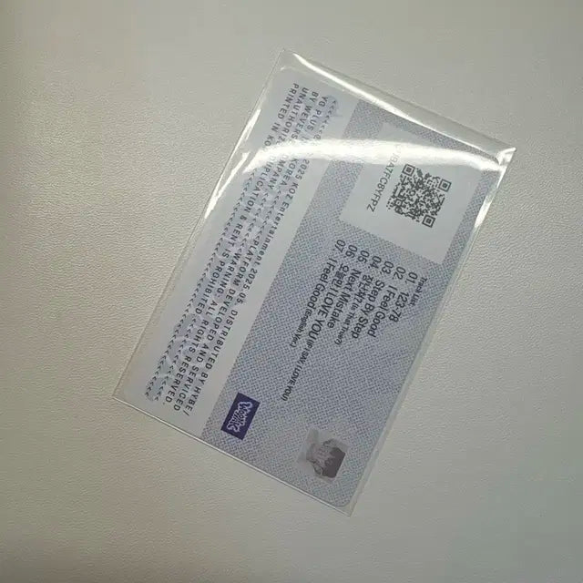 보넥도 운학 노장르 아이디 카드