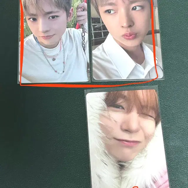 엔시티위시 컬러 포카 포토카드 초회한정 쥬얼 교복 미라클 유우시 료