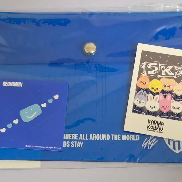 (원가이하양도)스트레이키즈 카르마 팝업 엠디 PVC파우치