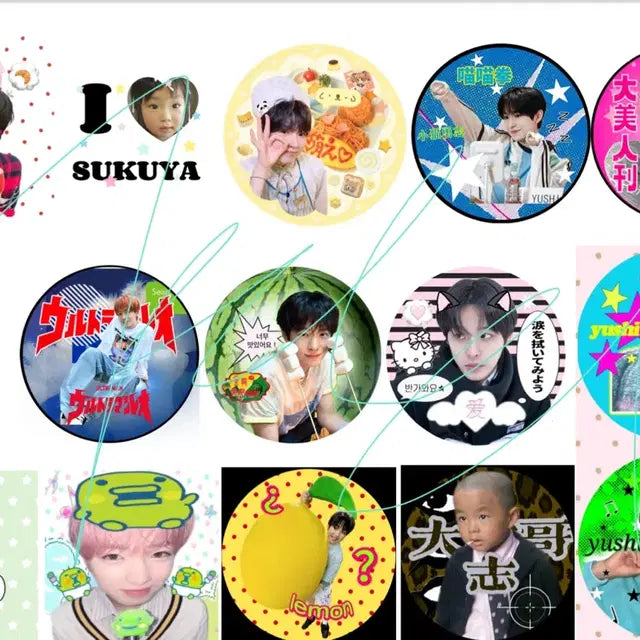 엔시티 위시 비공굿 핀버튼 뱃지 주문제작