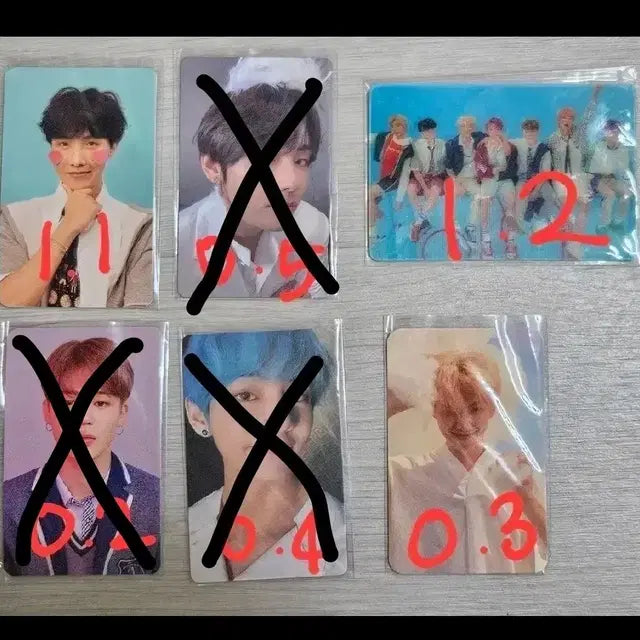 방탄소년단 포토카드