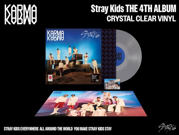 スキズ KARMA CRYSTAL CLEAR VINYL レコード スキズ KARMA CRYSTAL CLEAR VINYL レコード