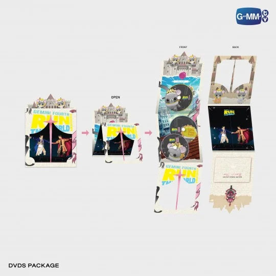 GMMTV - DVD BOXSET GEMINI FOURTH RUN THE WORLD CONCERT