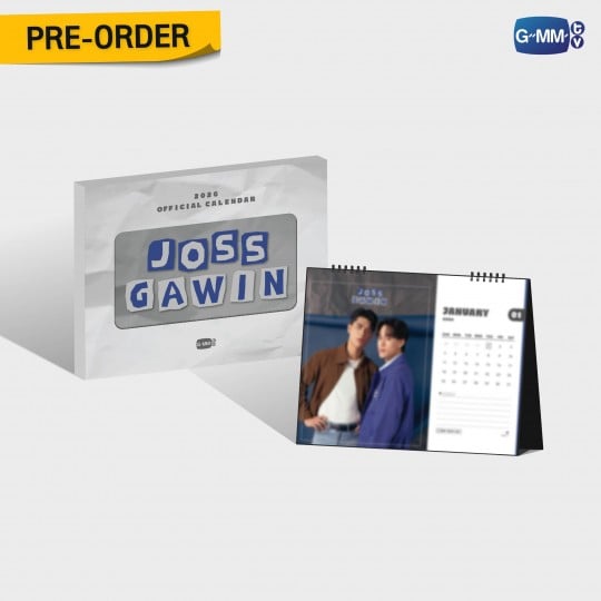 GMMTV - JOSSGAWIN OFFICIAL CALENDAR 2026 + GMMTV GIFT (Exclusive
