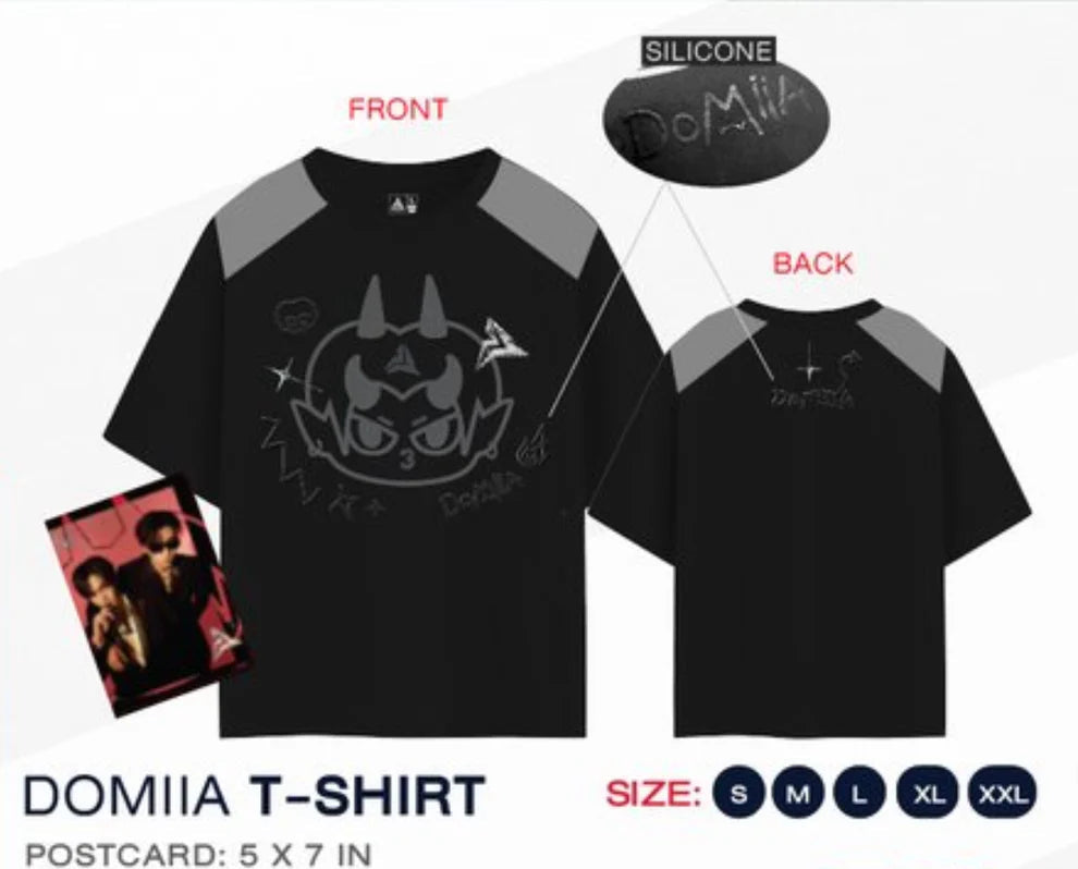GMMTV - DOMIIA OFFICIAL T-SHIRT | PERTH SANTA TIME STOPPER FANCON (Special Bonus: 1 Perth – Santa Postcard)