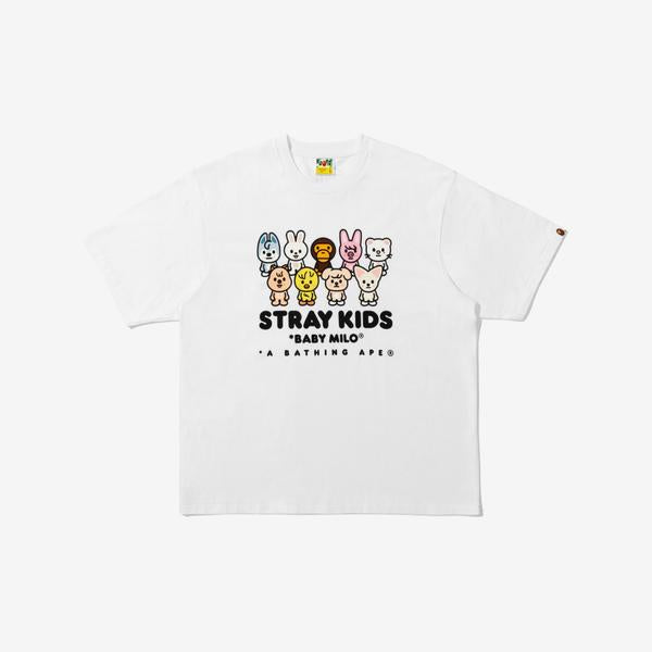 Stray Kids　BAPE×Stray Kids　コラボTシャツ　Sサイズ STRAY KIDS - BAPE X Stray Kids FAMILY MILO TEE M – Funiki