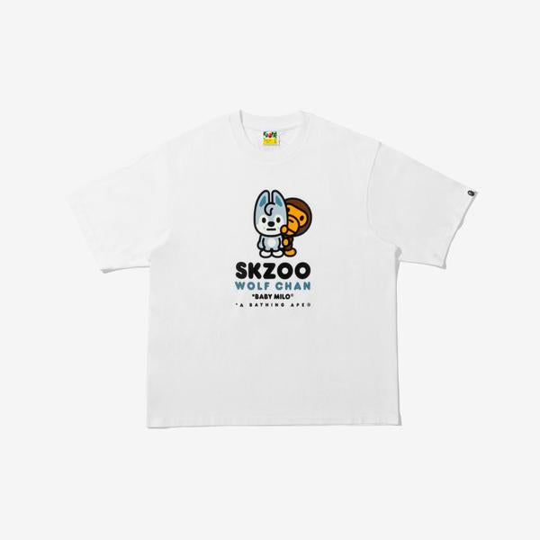 STRAY KIDS - BAPE X Stray Kids WOLF CHAN BABY MILO TEE M (Bang