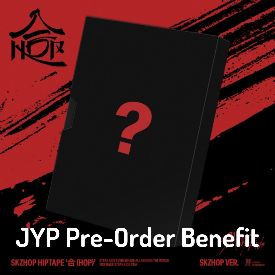 STRAY KIDS - SKZHOP HIPTAPE '合(HOP)' + 「JYP Pre-Order Gift」 + Free Photocard Sorting (Optional)
