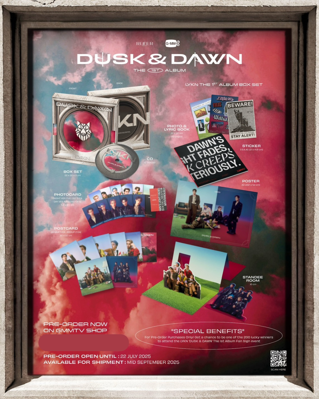 GMMTV - LYKN The 1st ALBUM ‘DUSK & DAWN’ + Lottery (Win: Fansign or Signed Photobook)