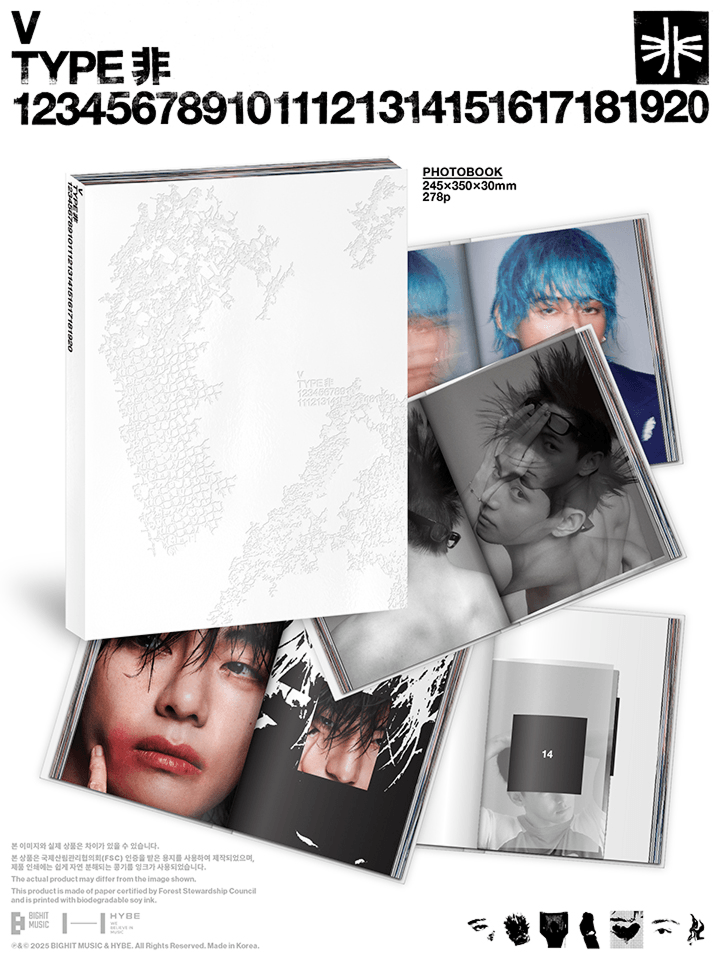 BTS - V ‘TYPE 非’ + WEVERSE Pre-Order Benefit