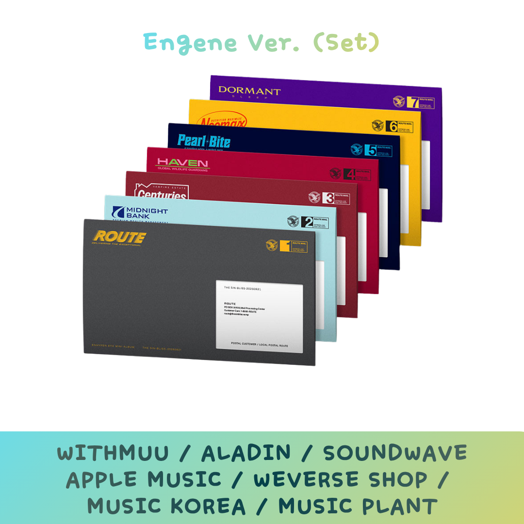 【PRE-ORDER】 ENHYPEN - THE SIN : BLISS (ENGENE ver.) (Set)【CHOOSE PRE-ORDER BENEFIT】