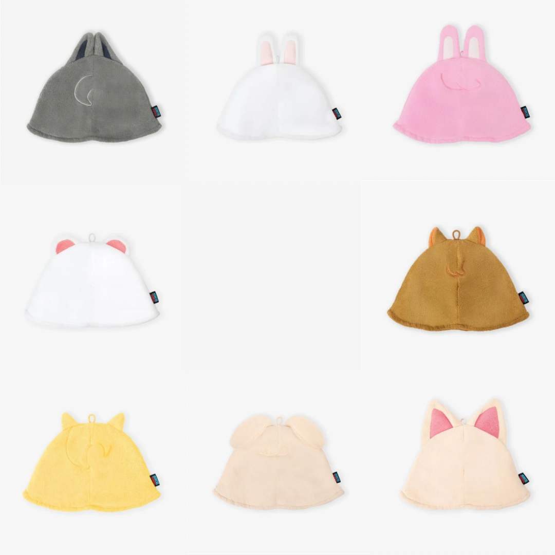 STRAY KIDS - SKZOO Character Sauna Hat | JYP JAPAN POPUP STORE 2025 SKZ SAUNA Official Goods
