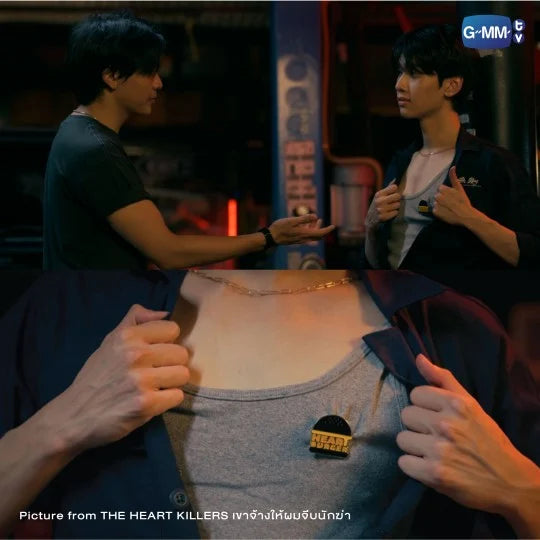 GMMTV - HEART BURGER PIN | THE HEART KILLERS + Photocard Gift