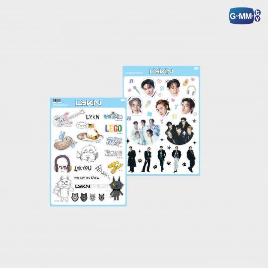 GMMTV - LYKN STICKER SET | LYKN UNLEASHED CONCERT