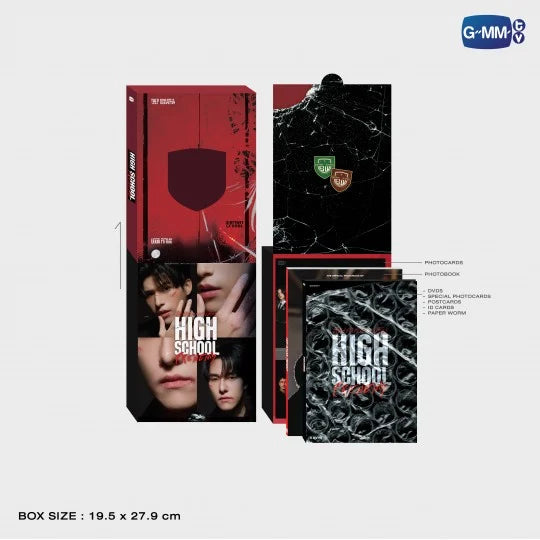 GMMTV - DVD BOXSET HIGH SCHOOL FRENEMY + Funiki Gift (1 official photocard)