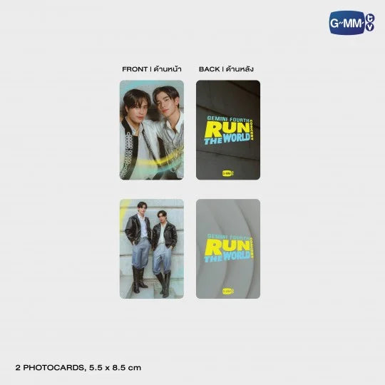 GMMTV - THE OFFICIAL PHOTOBOOK OF GEMINI FOURTH RUN THE WORLD CONCERT