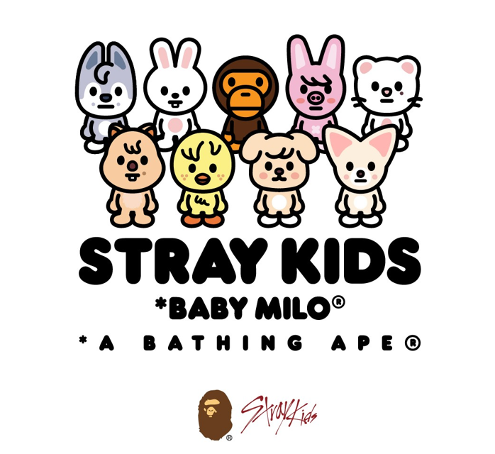 BAPE x Stray Kids