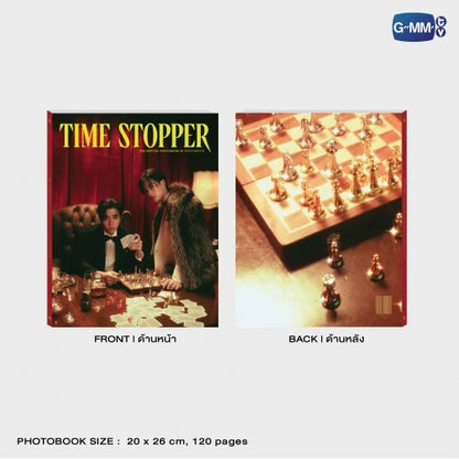 [PRE-ORDER] GMMTV - TIME STOPPER | THE OFFICIAL PHOTOBOOK OF PERTHSANTA + Lottery (Win: Fansign or Signed Photobook