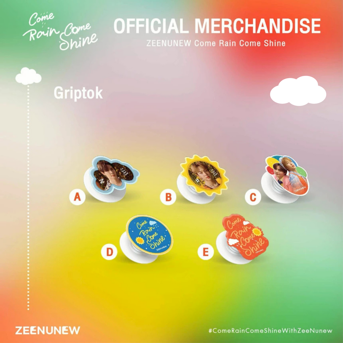 [PRE-ORDER] ZEENUNEW -  COME RAIN COME SHINE OFFICIAL MERCHANDISE