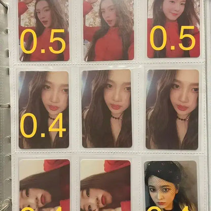 레드벨벳 포토카드 포카 판매