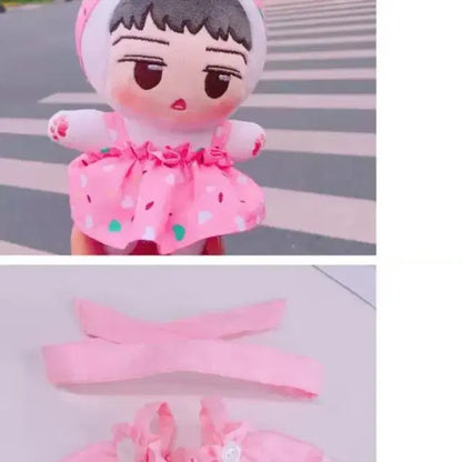 20cm 인형옷 원피스+머리띠 세트