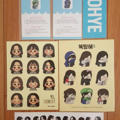 소혜4 굿즈/캘린더와 스티커/손수건