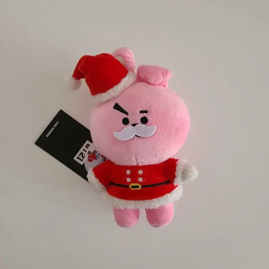 bt21 쿠키 베이비 플랫퍼 스탠딩돌 백참 윈터 미니 인형