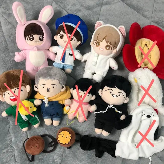 방탄소년단 인형 (몬잉빵, 슙타르트, 태태베베, 알쿠)