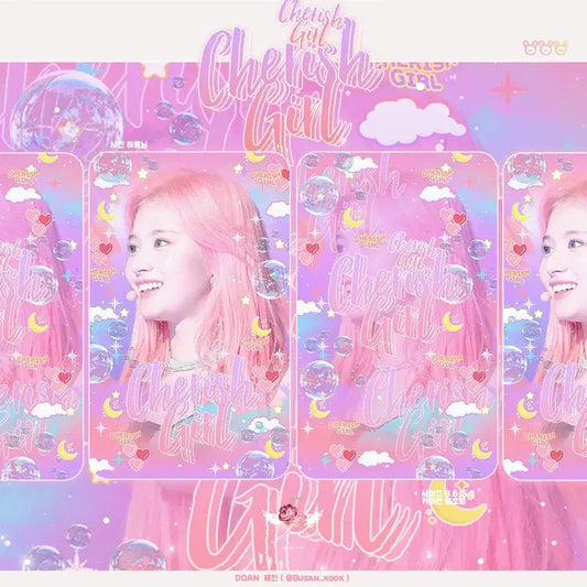 트와이스 사나 Cherish Girl 포토카드