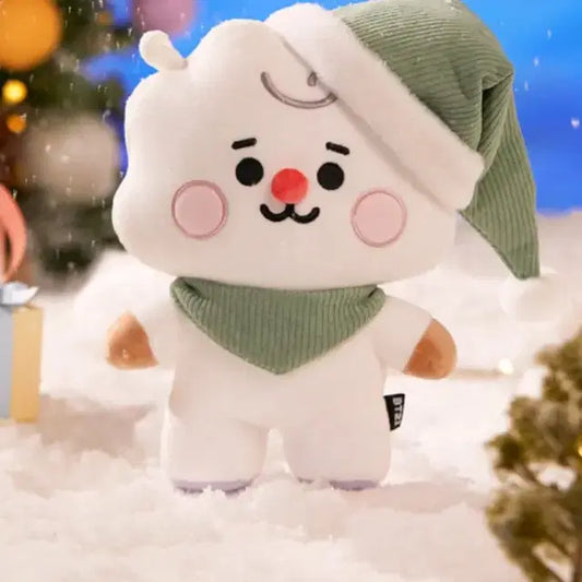 방탄소년단 BT21 미개봉 홀리데이 윈터 알제이 RJ 스탠딩 인형