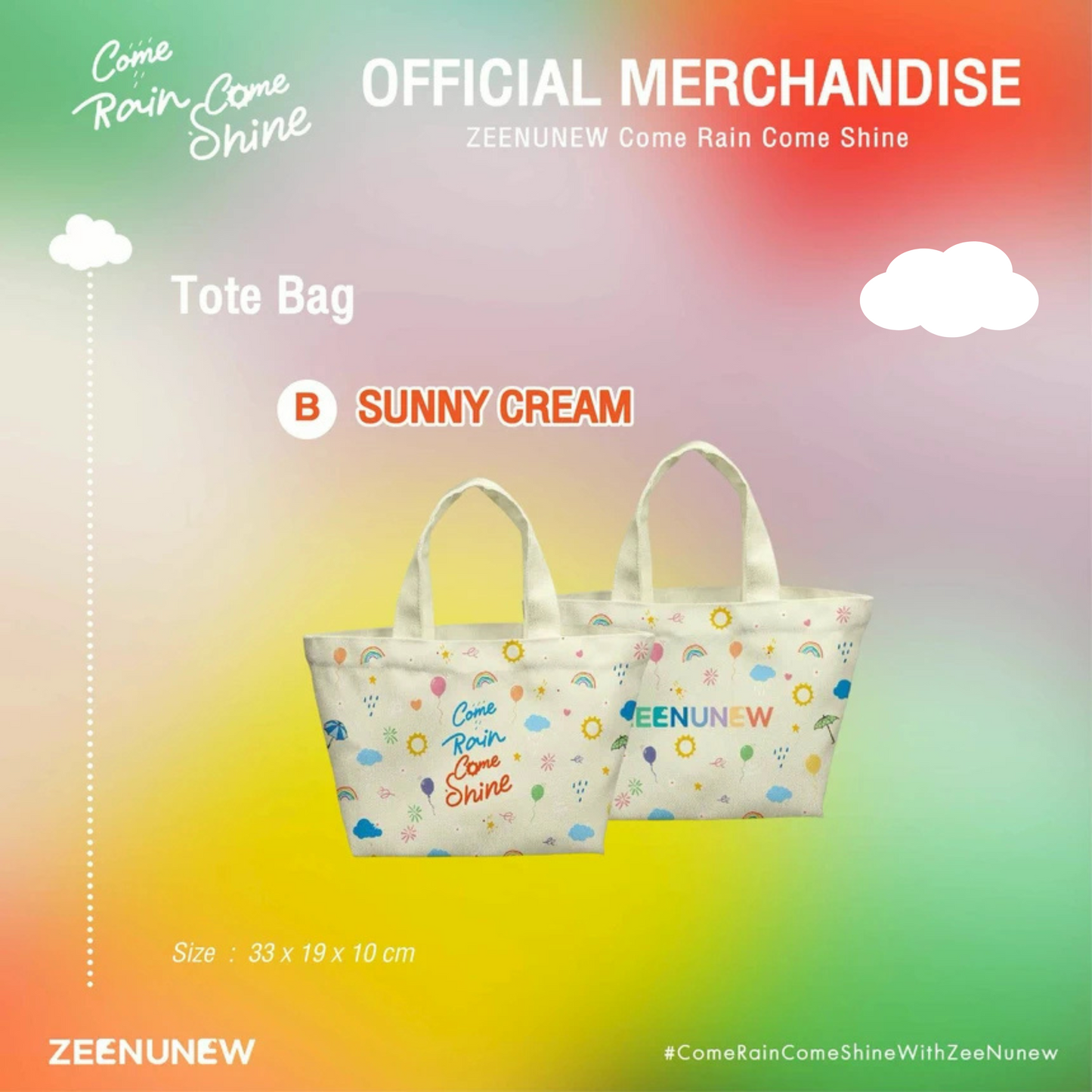 [PRE-ORDER] ZEENUNEW -  COME RAIN COME SHINE OFFICIAL MERCHANDISE