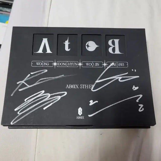 AB6IX 에이비식스 비매 친필메시지싸인 45