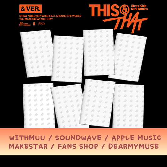 【PRE-ORDER】 STRAY KIDS - THIS & THAT (& ver.)【CHOOSE PRE-ORDER BENEFIT】