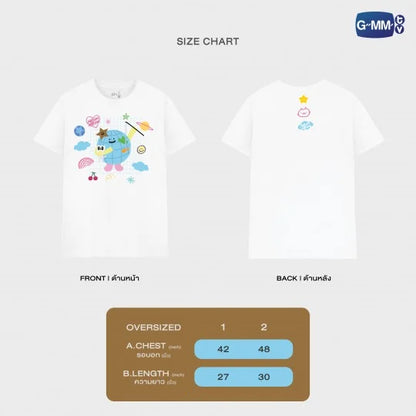 [PRE-ORDER] GMMTV - EARTHMIX MR. SATURNWORLD & FRIEND T-SHIRT Ossan’s Love Thailand