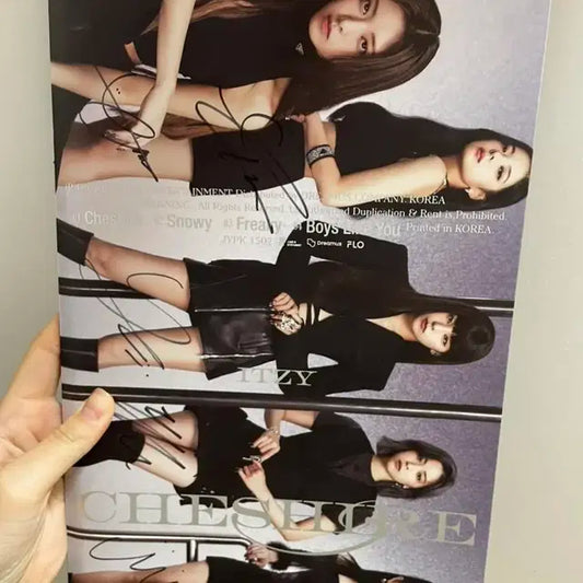 있지 비매 친필 사인 앨범